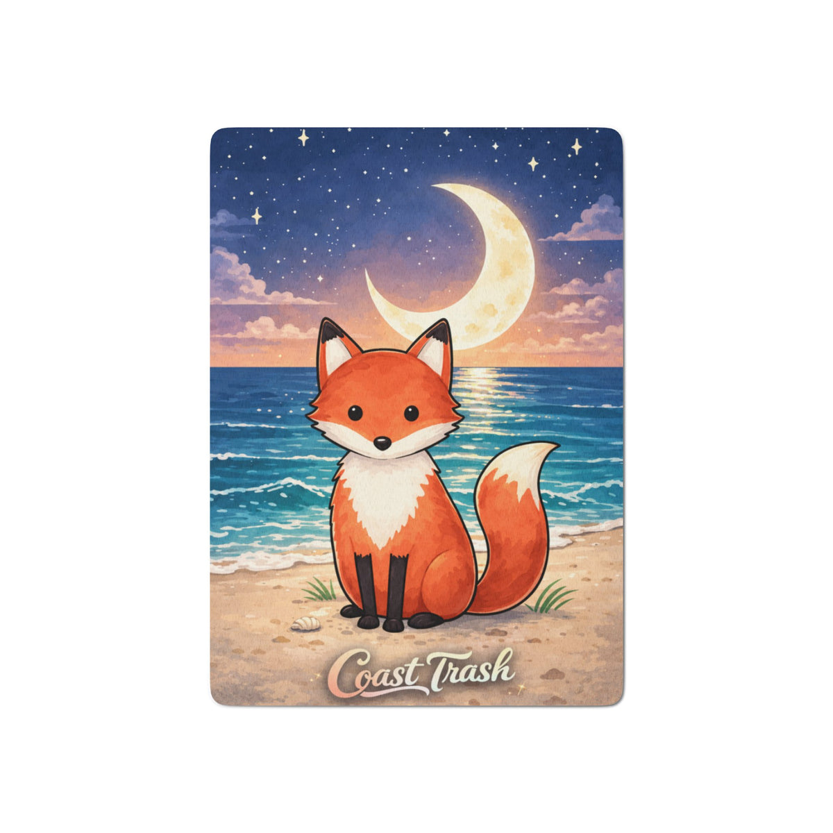 Josephine Playing Cards featuring Josephine beneath a crescent moon on the Coast