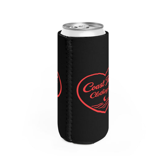 Coast Trash Clothing Valentine's Slim Can Koozie