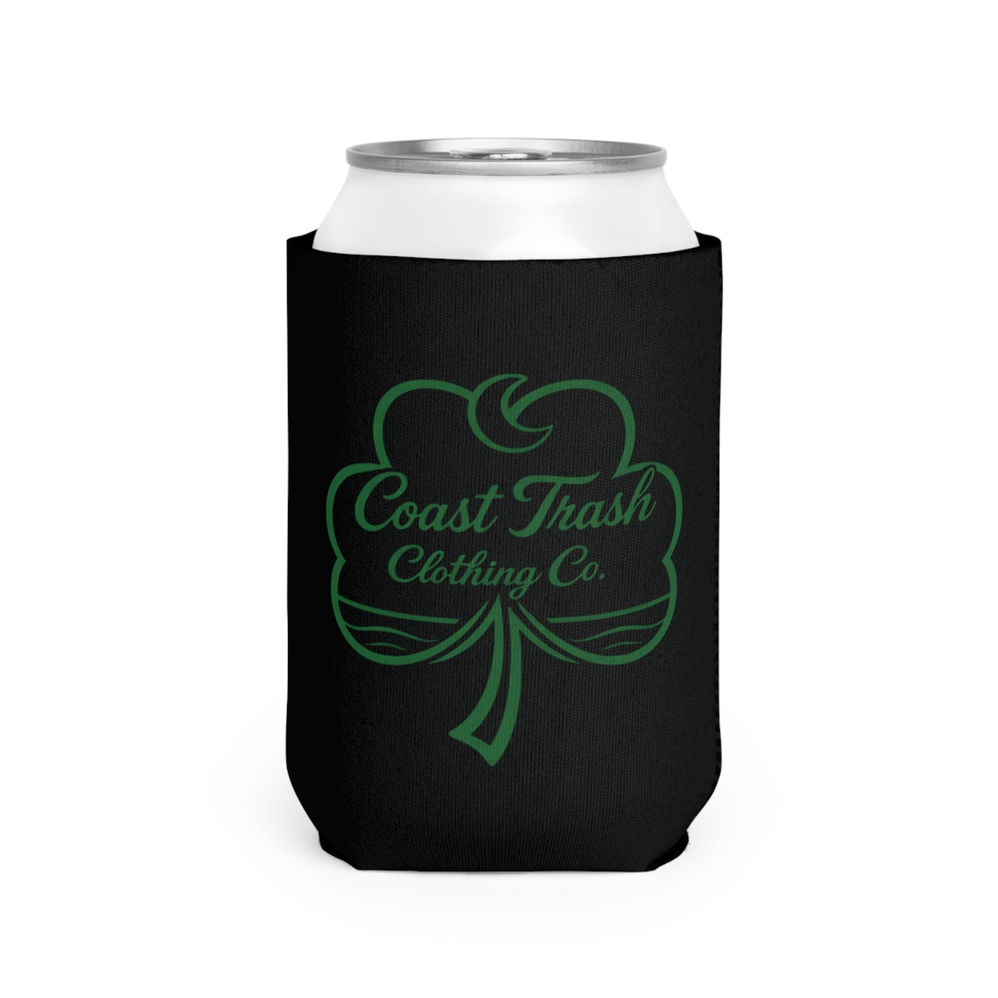 Coast Trash Clothing Shamrock Koozie