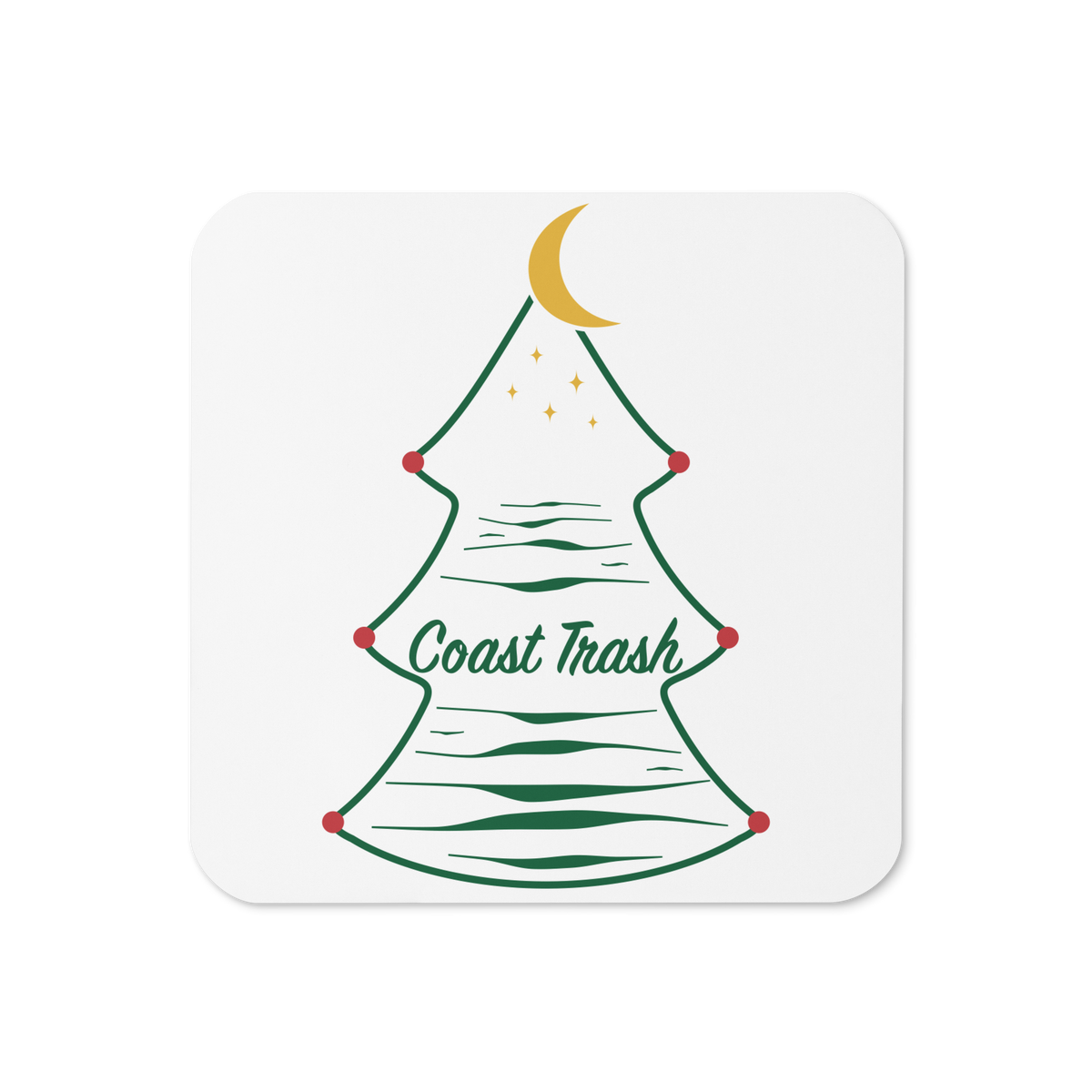 A Little Christmas Spirit Coaster