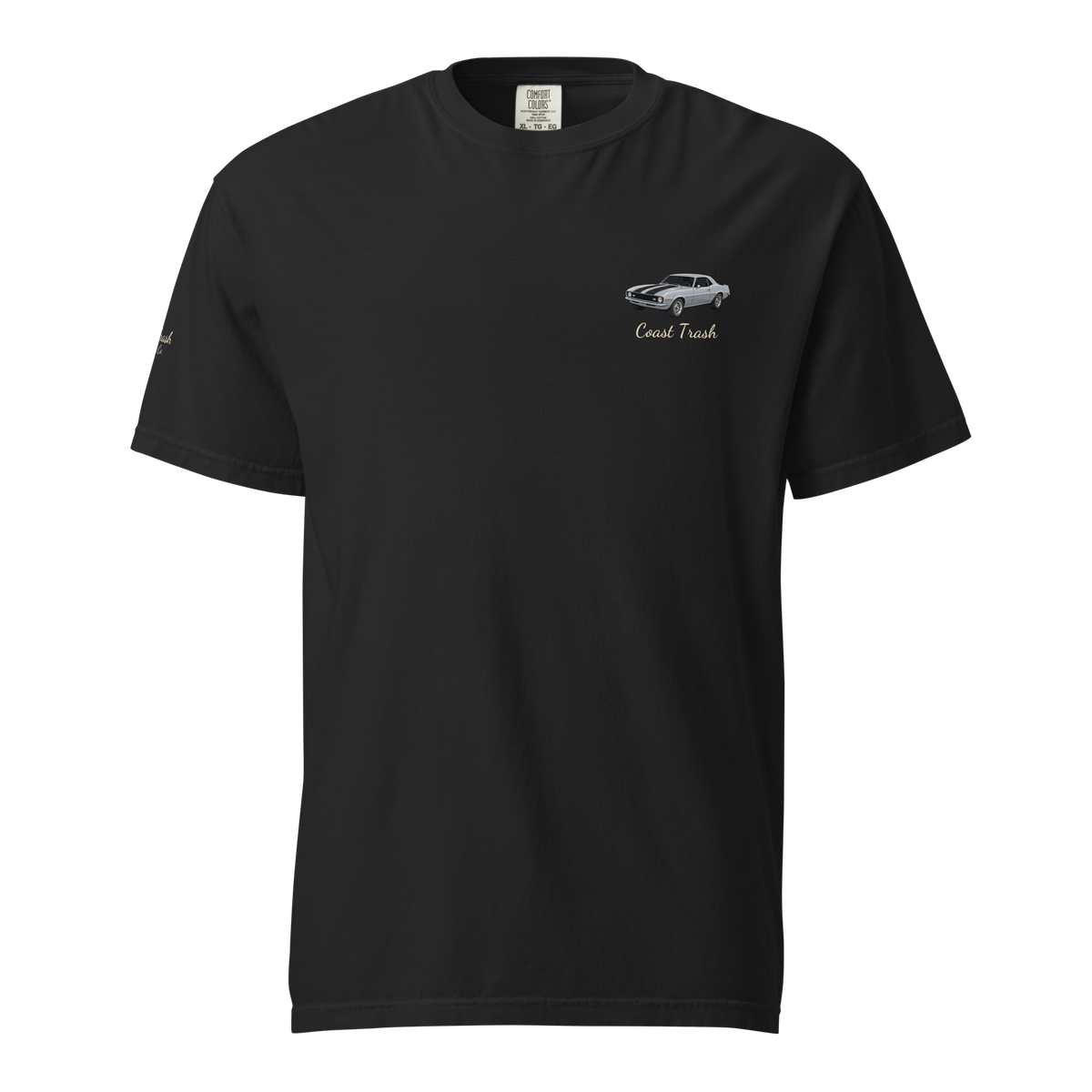 Cruisin’ After Dark Tee in Black, front view