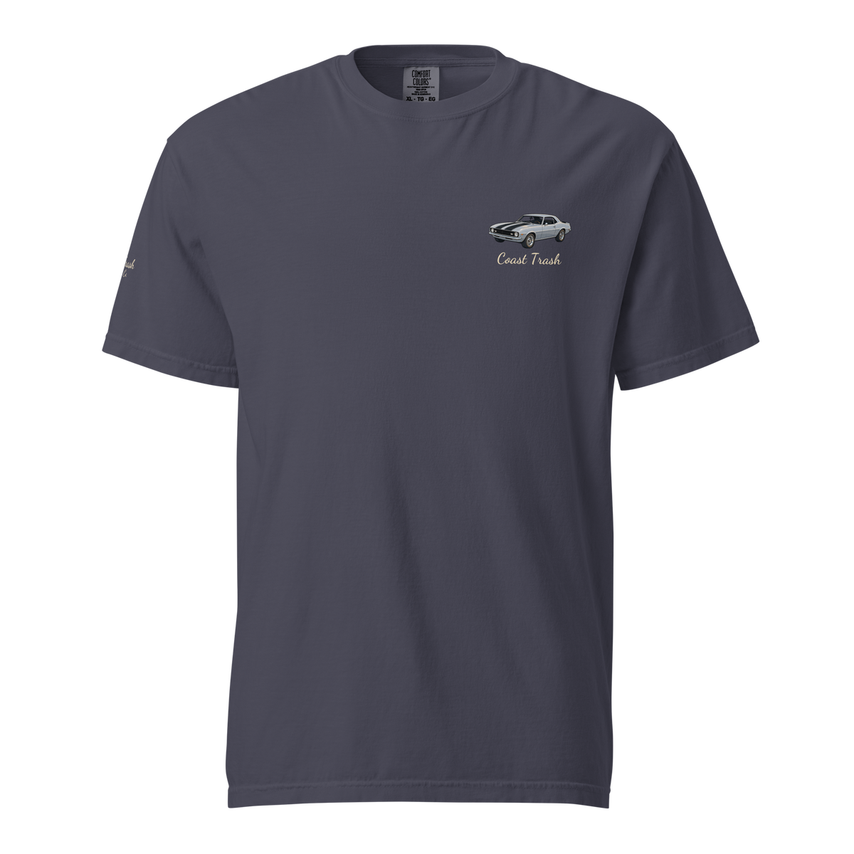 Cruisin’ After Dark Tee in Navy, front view