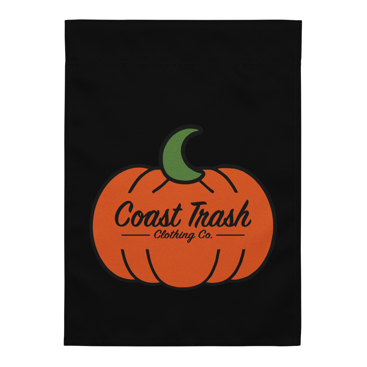 Coast Trash Halloween Trick-or-Treat Garden Flag